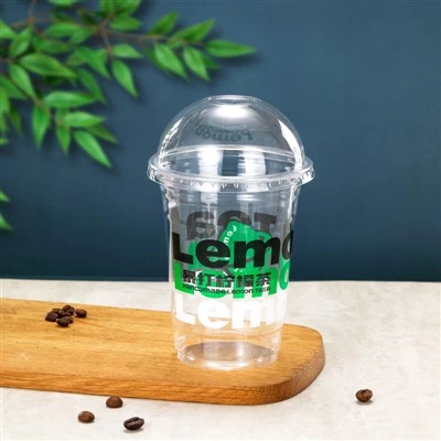 24 oz uy hayvonlari uchun plastik kofe stakanlari